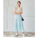 花柄ティアードスカート [M3299] レディース | KOBE LETTUCE | 詳細画像8 