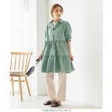 カラーツイルスリムワイドパンツ [M3323] レディース | KOBE LETTUCE | 詳細画像5 