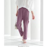 選べるサイズ ジョーゼットゆるテーパードパンツ レディース | KOBE LETTUCE | 詳細画像19