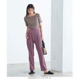 選べるサイズ ジョーゼットゆるテーパードパンツ レディース | KOBE LETTUCE | 詳細画像20