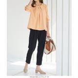 選べるサイズ ジョーゼットゆるテーパードパンツ レディース | KOBE LETTUCE | 詳細画像29