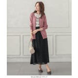 シフォンフロッキー花柄セミフレアスカート レディース ボトムス | KOBE LETTUCE | 詳細画像8