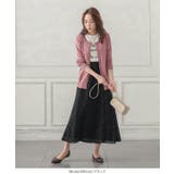 シフォンフロッキー花柄セミフレアスカート レディース ボトムス | KOBE LETTUCE | 詳細画像10