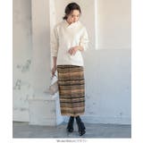 ツイード風ニットスカート [M3450] レディース | KOBE LETTUCE | 詳細画像5 