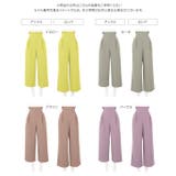 選べる2タイプ タック り美脚ワイドパンツ | KOBE LETTUCE | 詳細画像13 