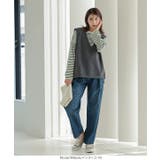 ウエストタックデニムパンツ レディース ボトムス | KOBE LETTUCE | 詳細画像9
