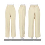 錯覚美脚セミワイドパンツ [M3576] レディース | KOBE LETTUCE | 詳細画像34 