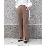 錯覚美脚セミワイドパンツ [M3576] レディース | KOBE LETTUCE | 詳細画像22 