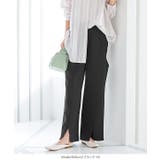 錯覚美脚セミワイドパンツ [M3576] レディース | KOBE LETTUCE | 詳細画像31 