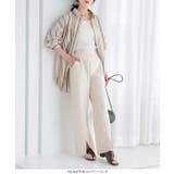 錯覚美脚セミワイドパンツ [M3576] レディース | KOBE LETTUCE | 詳細画像15 