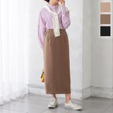 サイドベルト付きストレートスカート [M3578] レディース | KOBE LETTUCE | 詳細画像1 