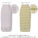 オーガンジーチェックタイトスカート レディース ボトムス | KOBE LETTUCE | 詳細画像2