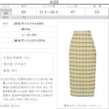 オーガンジーチェックタイトスカート レディース ボトムス | KOBE LETTUCE | 詳細画像4