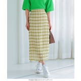 オーガンジーチェックタイトスカート レディース ボトムス | KOBE LETTUCE | 詳細画像8