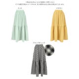 バックウエストゴムロングティアードスカート レディース ロングスカート | KOBE LETTUCE | 詳細画像14