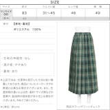 チェック柄プリーツスカート レディース ロング丈 | KOBE LETTUCE | 詳細画像4