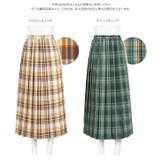 チェック柄プリーツスカート レディース ロング丈 | KOBE LETTUCE | 詳細画像12