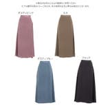 セミフレアシルエットサテンスカート 秋 秋服 | KOBE LETTUCE | 詳細画像13