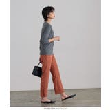 2way裾ファスナースリットパンツ レディース バックウエストゴム | KOBE LETTUCE | 詳細画像6