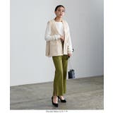 2way裾ファスナースリットパンツ レディース バックウエストゴム | KOBE LETTUCE | 詳細画像7