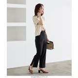 2way裾ファスナースリットパンツ レディース バックウエストゴム | KOBE LETTUCE | 詳細画像11