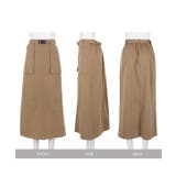 ベルトつきアウトポケット台形チノスカート［M3737］ | KOBE LETTUCE | 詳細画像14 
