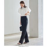 ストレッチレースワイドパンツ［M3747］ | KOBE LETTUCE | 詳細画像9 