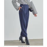 ボタンデザインアンクルゆるテーパードパンツ 秋 秋服 | KOBE LETTUCE | 詳細画像9