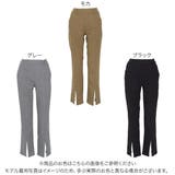 裏微起毛ゆるっとスリットレギンスパンツ［M3836］ | KOBE LETTUCE | 詳細画像2 