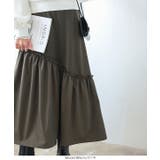 アシメ切替えセミフレアスカート［M3850］ | KOBE LETTUCE | 詳細画像6 