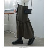 アシメ切替えセミフレアスカート［M3850］ | KOBE LETTUCE | 詳細画像7 