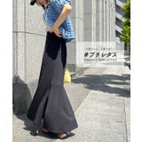 [ プチレタス ] ストレッチ裾スリットマーメイドスカート［M3893］ | KOBE LETTUCE | 詳細画像1 