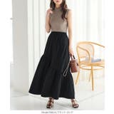 [ 選べる2丈 ] 汚れにくい ティアードデザインフレアスカート［M3894］ | KOBE LETTUCE | 詳細画像16 