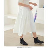 [ 選べる2丈 ] 汚れにくい ティアードデザインフレアスカート［M3894］ | KOBE LETTUCE | 詳細画像7 