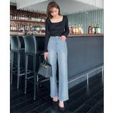 ライトブルー | ワイド ストレートデニム デニム | KOBE LETTUCE