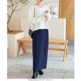 ネイビー | 選べる2タイプ 毛玉レスニットスカート［M3930］ | KOBE LETTUCE