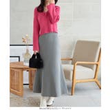 選べる2タイプ 毛玉レスニットスカート［M3930］ | KOBE LETTUCE | 詳細画像8 