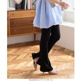 接触冷感 ひんやり フレアリブパンツ | KOBE LETTUCE | 詳細画像21