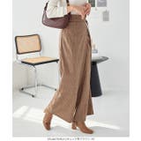 ベルト付きラップ風ストレートワイドパンツ［M3962］ | KOBE LETTUCE | 詳細画像2 