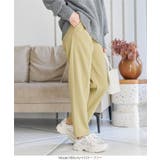 イエロー | ダンボールテーパードパンツ［M3963］ | KOBE LETTUCE
