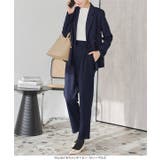 ネイビー | ストレッチゆるテーパードパンツ［M3984］ | KOBE LETTUCE