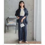 [ Petitle / プチレ ] タックワイドストレートパンツ［M4027］ | KOBE LETTUCE | 詳細画像13 