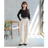 [ Petitle / プチレ ] タックワイドストレートパンツ［M4027］ | KOBE LETTUCE | 詳細画像8 