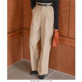 [ Petitle / プチレ ] タックワイドストレートパンツ［M4027］ | KOBE LETTUCE | 詳細画像9 