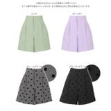 無地orフロッキードットハイウエストショートパンツ［M4030］ | KOBE LETTUCE | 詳細画像10 