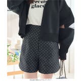 ドット刺繍ハイウエストショートパンツ［M4035］ | KOBE LETTUCE | 詳細画像8 
