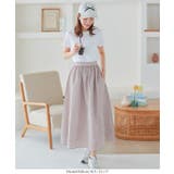 チェックオーガンジーフレアスカート［M4052］ | KOBE LETTUCE | 詳細画像9 