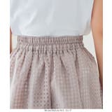 チェックオーガンジーフレアスカート［M4052］ | KOBE LETTUCE | 詳細画像10 