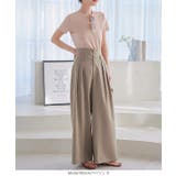 2wayウエストデザインワイドパンツ［M4055］ | KOBE LETTUCE | 詳細画像4 