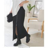 前後2wayフロントジップリブニットタイトスカート［M4059］ | KOBE LETTUCE | 詳細画像5 